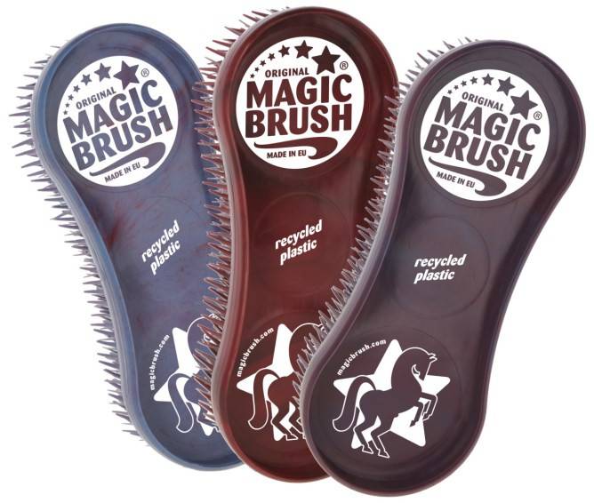 MagicBrush - Pansage du cheval - Lot de 3 - Wildberry - Imagen 2