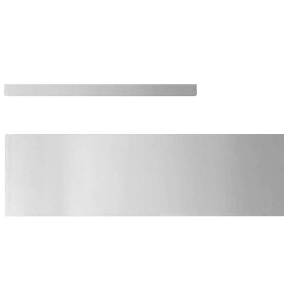 Bordure de jardin 4 pcs acier galvanisé pour aménagement flexible 450x15cm argenté - ComfortXL Outdoor Living - Image 7