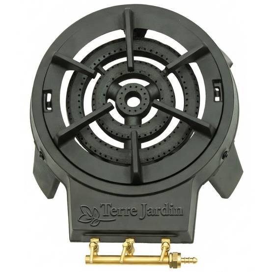 Réchaud à gaz en fonte 3 feux 4 pieds 9,5 kw Gaztival Pro - Image 3