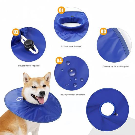 IntiMeg - Collerette de protection pour chien et chat M IntiMeg - Image 2