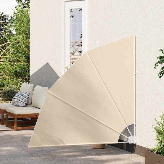 Écran de confidentialité pour balcon Polyester Beige 140 x 140 cm - PANGIVO - Image 3