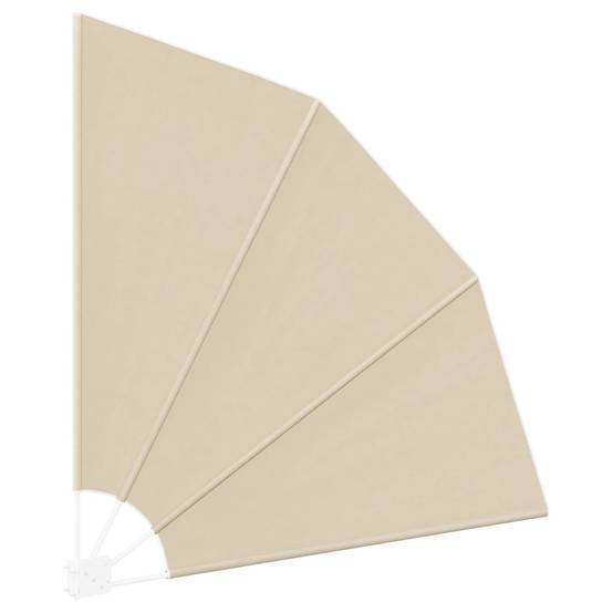 Écran de confidentialité pour balcon Polyester Beige 140 x 140 cm - PANGIVO - Image 5