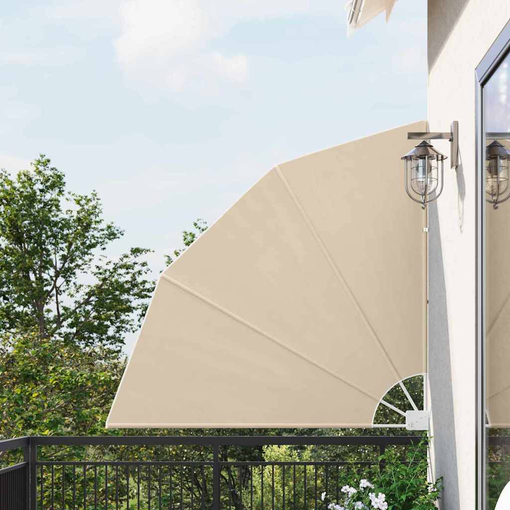 Écran de confidentialité pour balcon Polyester Beige 140 x 140 cm - PANGIVO - Image 1