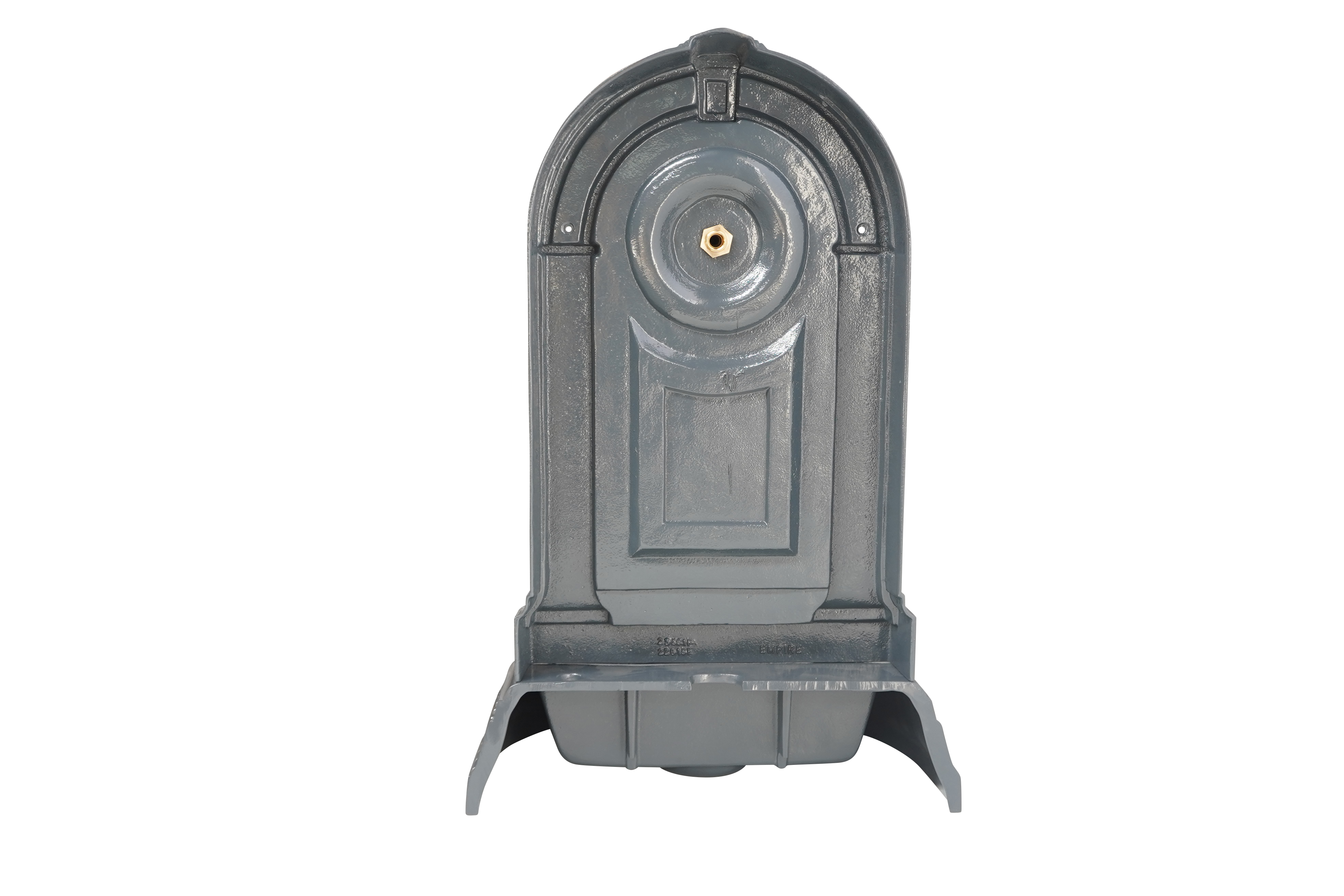 Fontaine empire gris 7016 avec robinet colvert Dommartin H. 98cm X L. 45cm - Imagen 2
