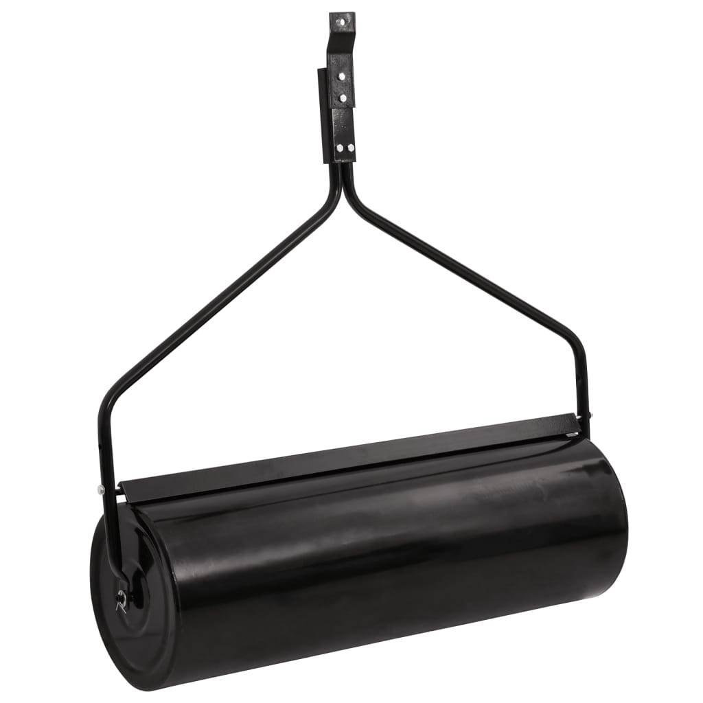 Vidaxl - Rouleau de jardin et de pelouse à tirer avec pinces aérateur noir 63 L en fer vidaXL 3308005 - Image 7