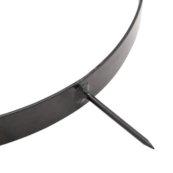 Vidaxl - Rouleau de jardin et de pelouse à tirer avec pinces aérateur noir 63 L en fer vidaXL 3308005 - Image 5