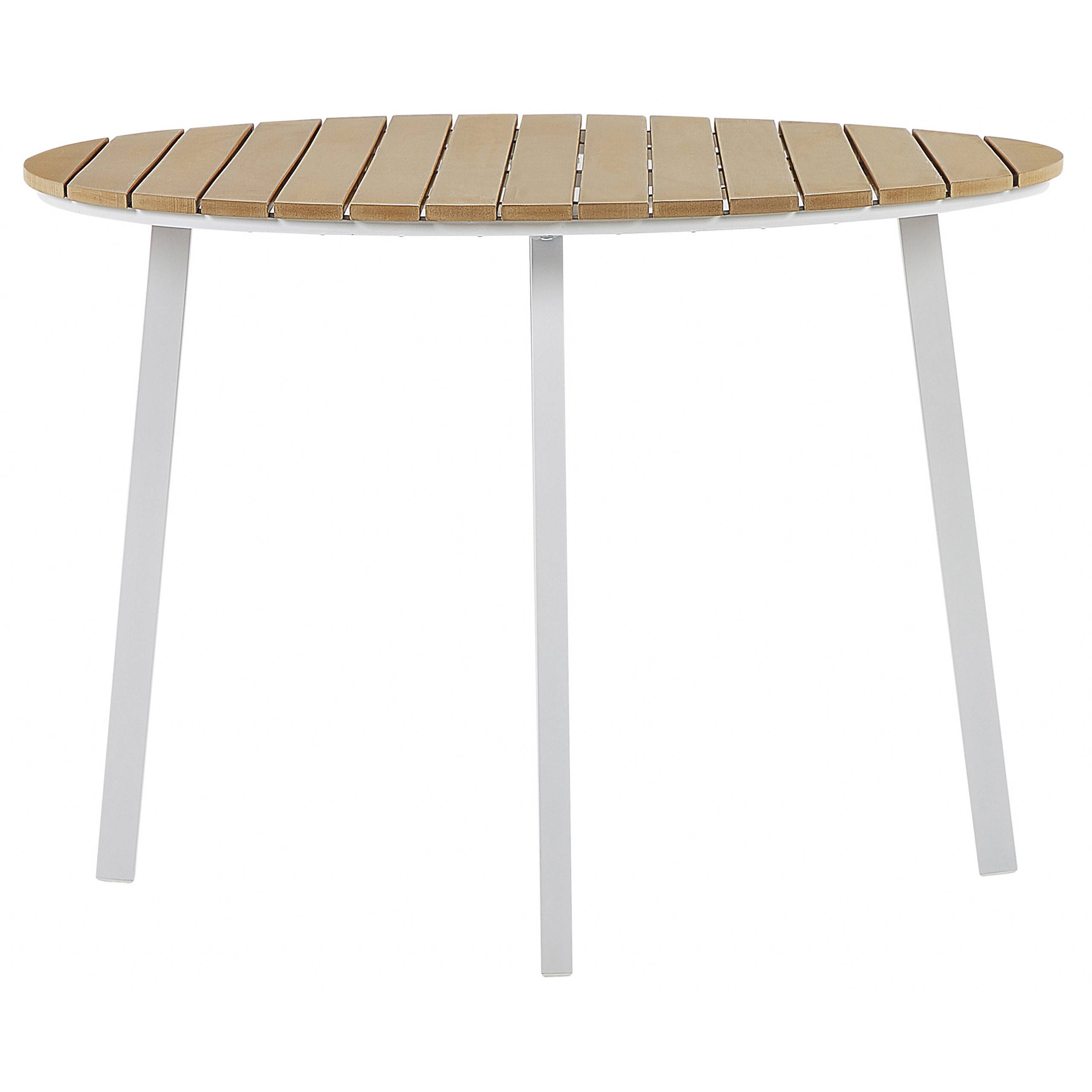 Beliani - Set de salle à manger, 4 Personnes Aluminium Beige CAVOLI - Beliani - Imagen 10