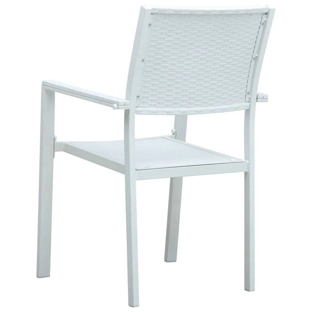 ComfortXL - Salon de Jardin 4P Plastique Aspect Rotin et Acier Blanc – ComfortXL Outdoor Living - Image 7