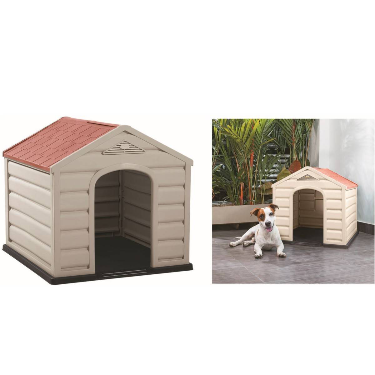 Niche pour Chien 68 X 61 X 58 CM Polypropylène Confort thermique PUPPY - Imagen 3
