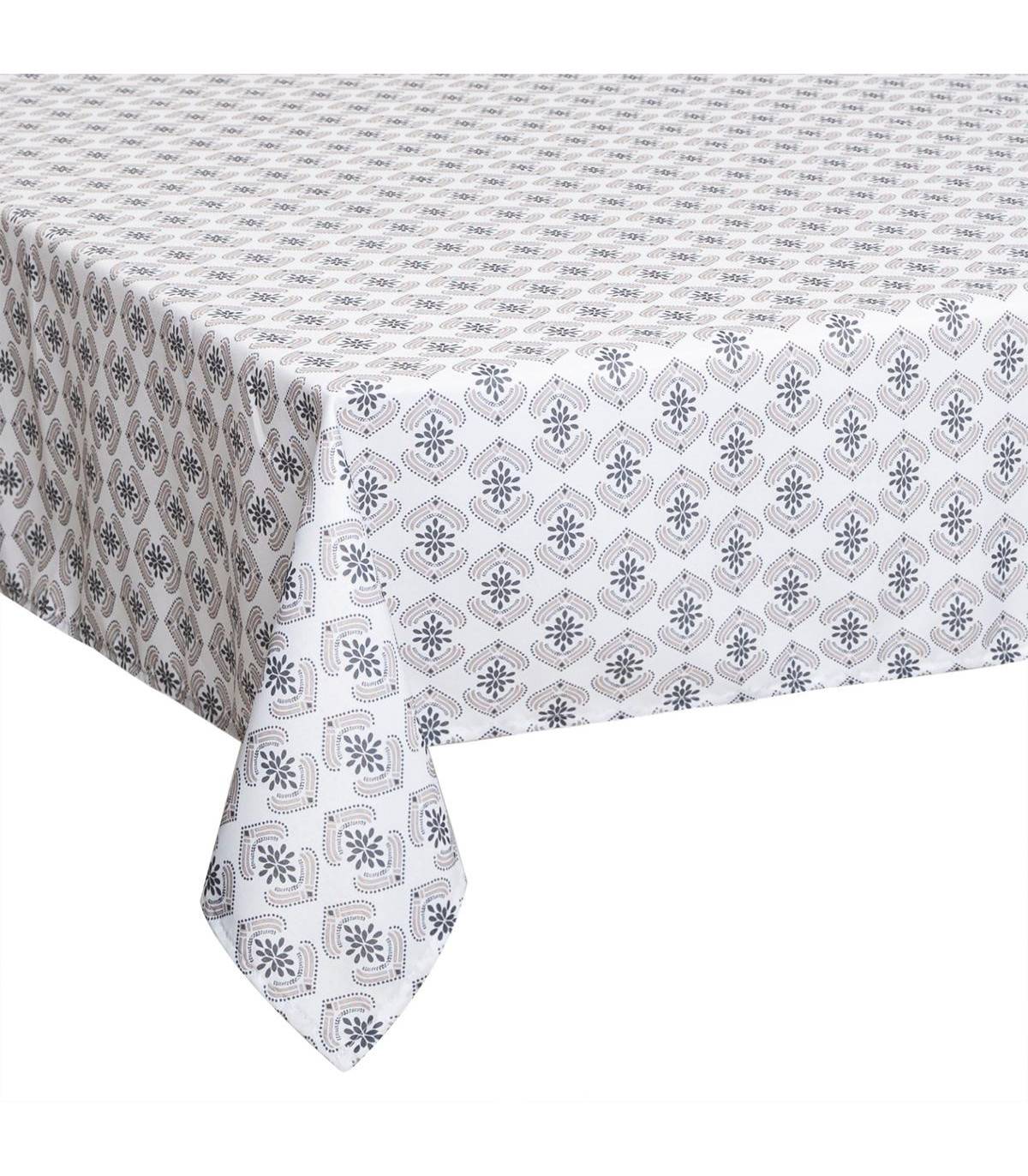 Nappe anti-tache tissu imprimé Hindi 140 x 240 cm - Image 1