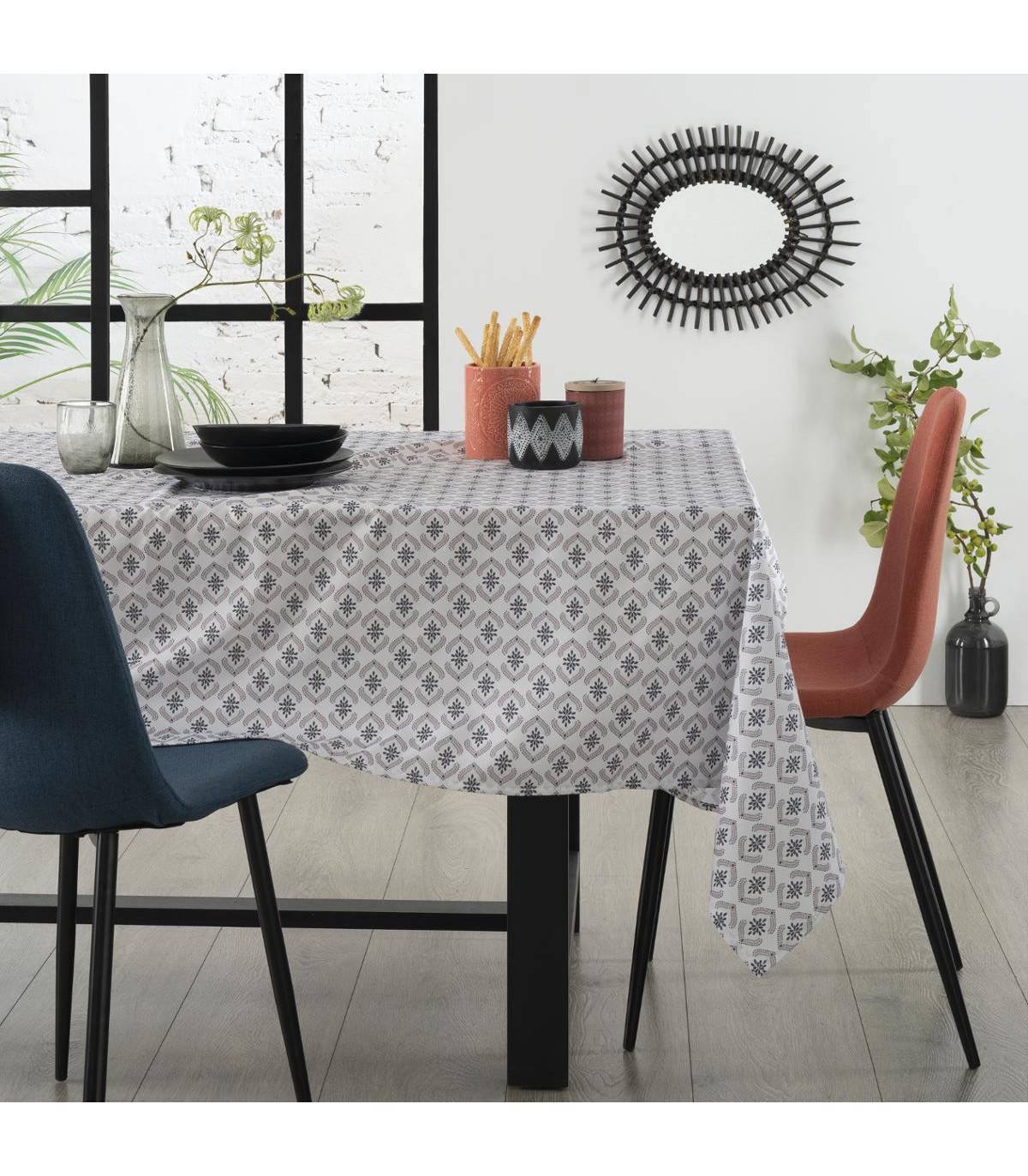 Nappe anti-tache tissu imprimé Hindi 140 x 240 cm - Image 3