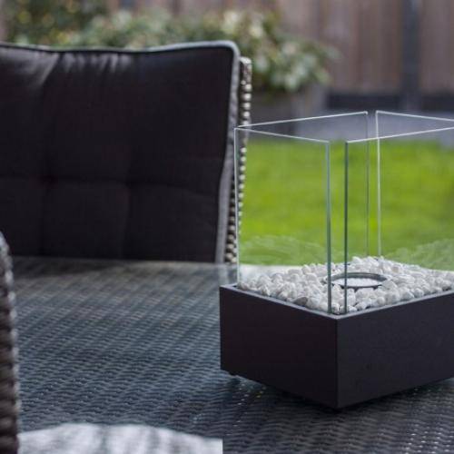 Esschert Design - Lampe bioéthanol carrée - Imagen 2