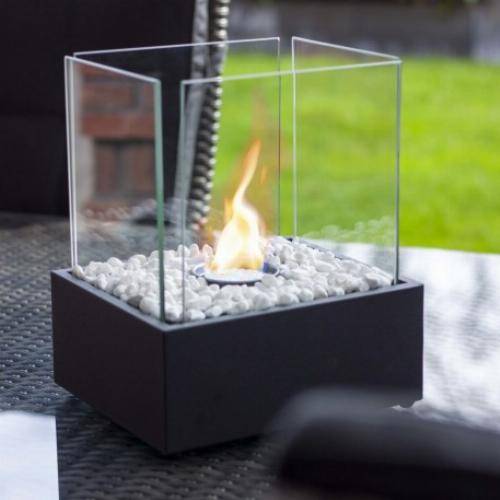 Esschert Design - Lampe bioéthanol carrée - Imagen 3