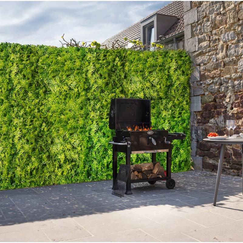 Mur végétal artificiel extérieur et intérieur 1m x 1m fougère - Easy Clôture - Imagen 5