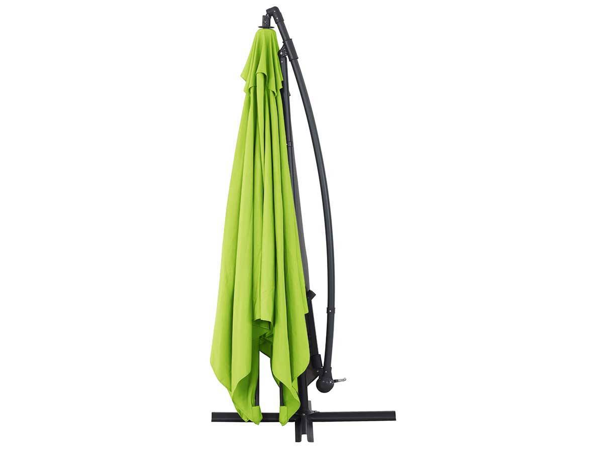 Parasol Jardin Déporté  Alu "ilios 3" - Carré - 3 X3 M - Vert -habitat Et Jardin - Image 2