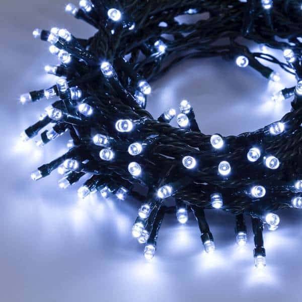 Lotti - Guirlande lumineuse verte 18,5M 450 LED blanc froid 8 animations minuteur extérieur Lotti - Imagen 1