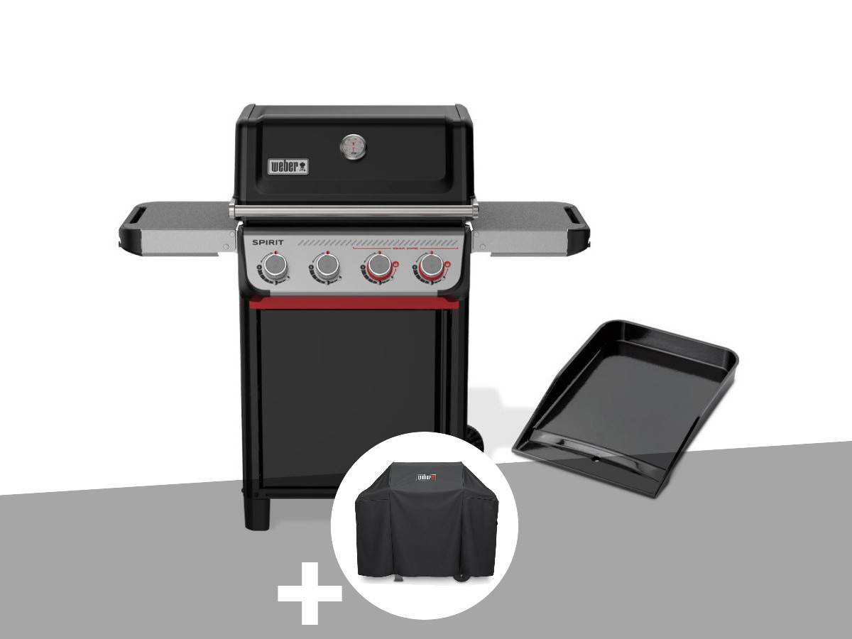 Weber - Barbecue à gaz Spirit E-425 mix plancha émaillée + Housse - Weber - Image 1