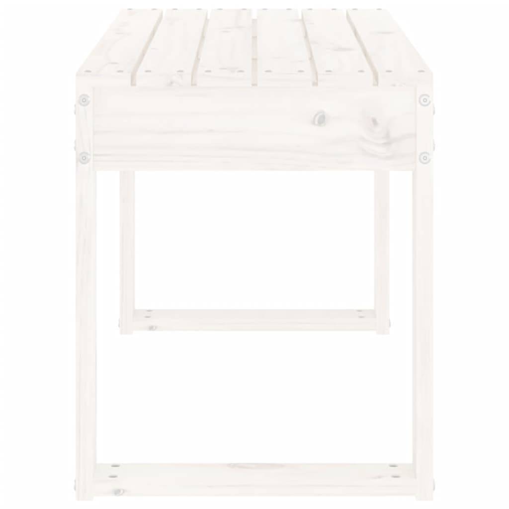 Prolenta Premium - Banc de jardin Blanc 38 X 80 cm - Prolenta Premium - Image 4