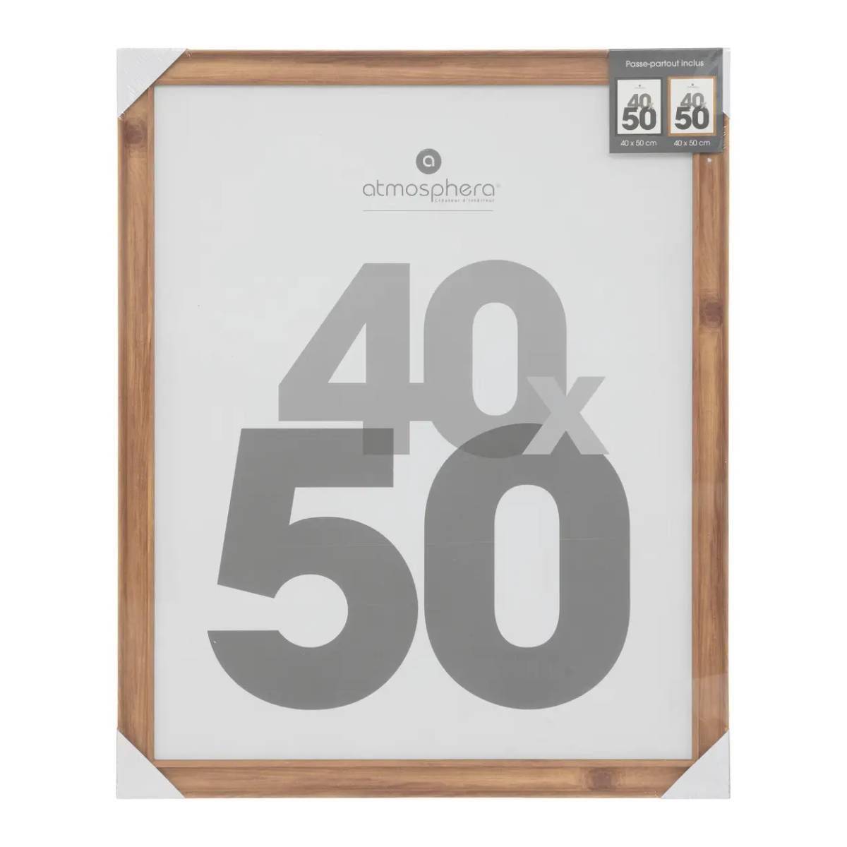Cadre photo Naturel pour Photo 40 x 50 cm - Image 3