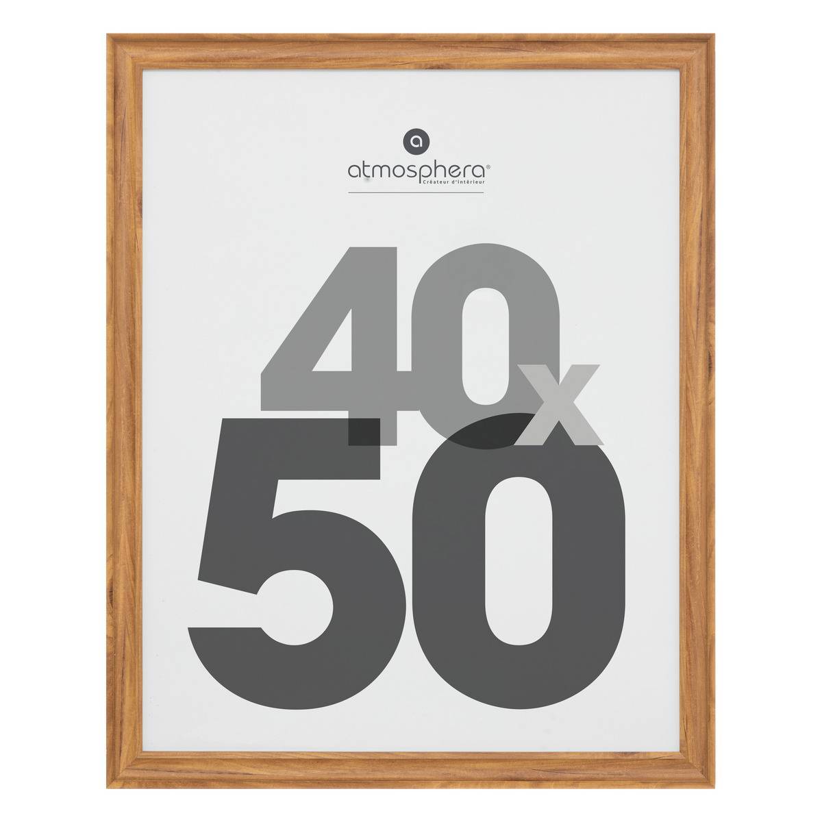 Atmosphera - Cadre photo "Mae" en bois 40x50cm - Atmosphera Créateur d'intérieur - Imagen 2