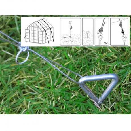 Canopia - Serre de jardin en polycarbonate Harmony 3,44 m², Couleur Argent, Ancrage au sol Oui - Image 4