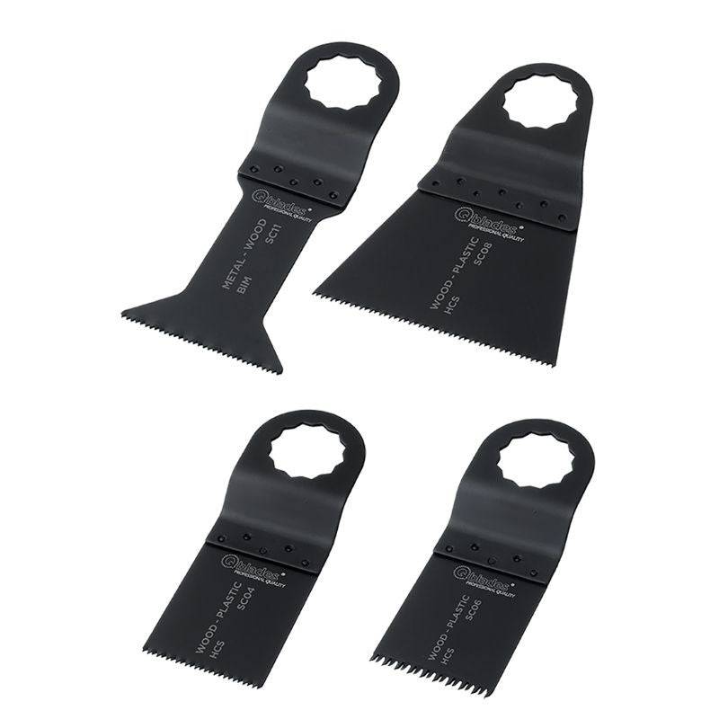 Qblades - Pack de 4 lames de scie QBLADES SC92 pour bois / métal Qblades
