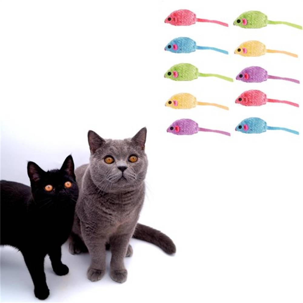 DtopbuyAge - Jeu de 10 souris peluche pour chats DtopbuyAge - Image 1
