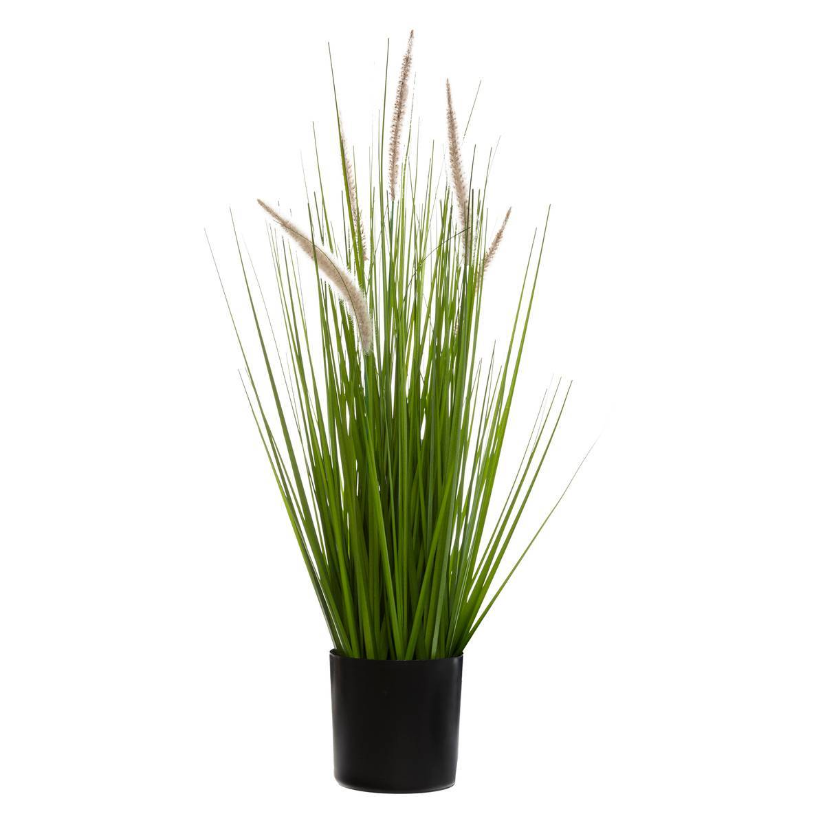 Atmosphera - Herbe artificielle en pot "cat tails" H70cm - Atmosphera Créateur d'intérieur - Imagen 1