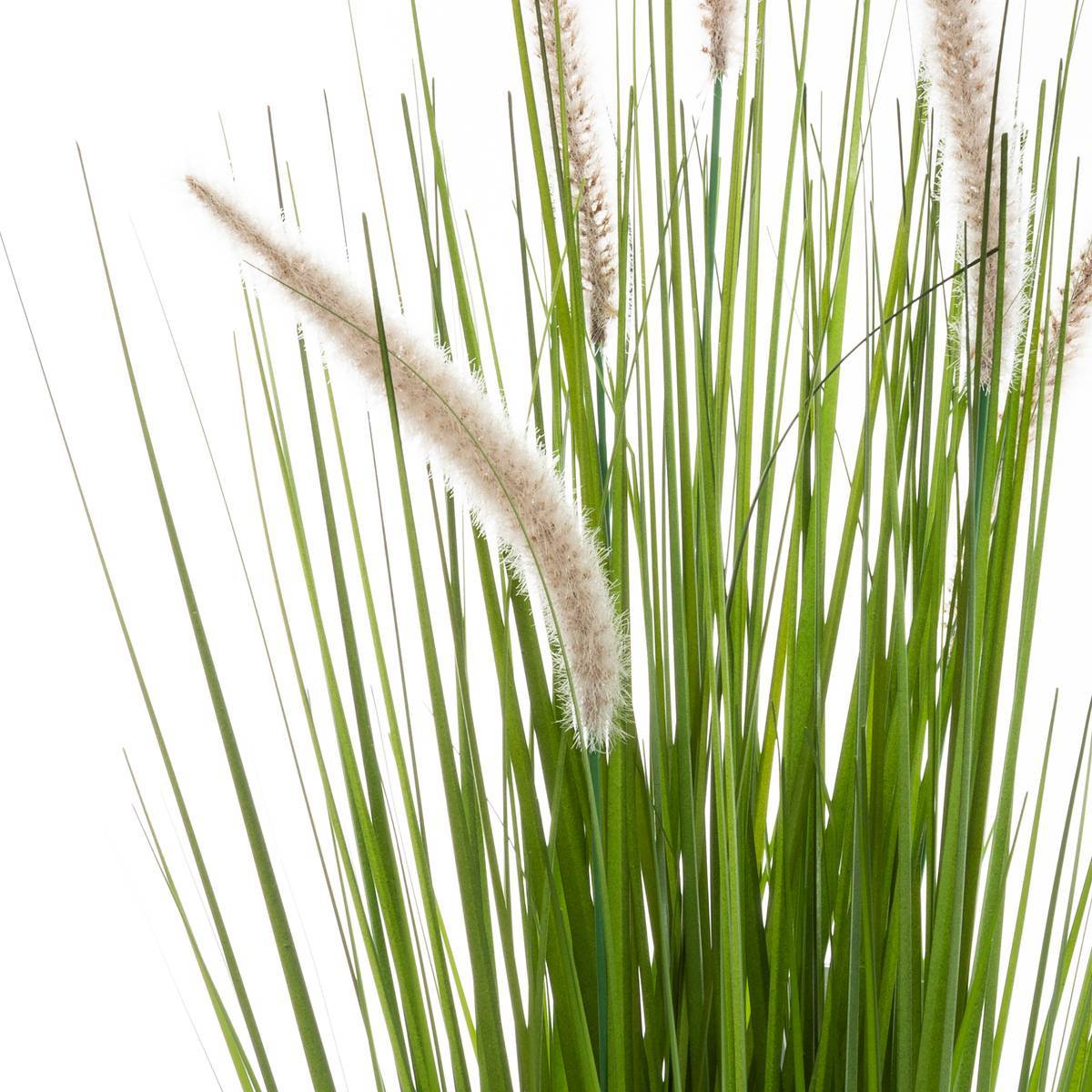 Atmosphera - Herbe artificielle en pot "cat tails" H70cm - Atmosphera Créateur d'intérieur - Imagen 2