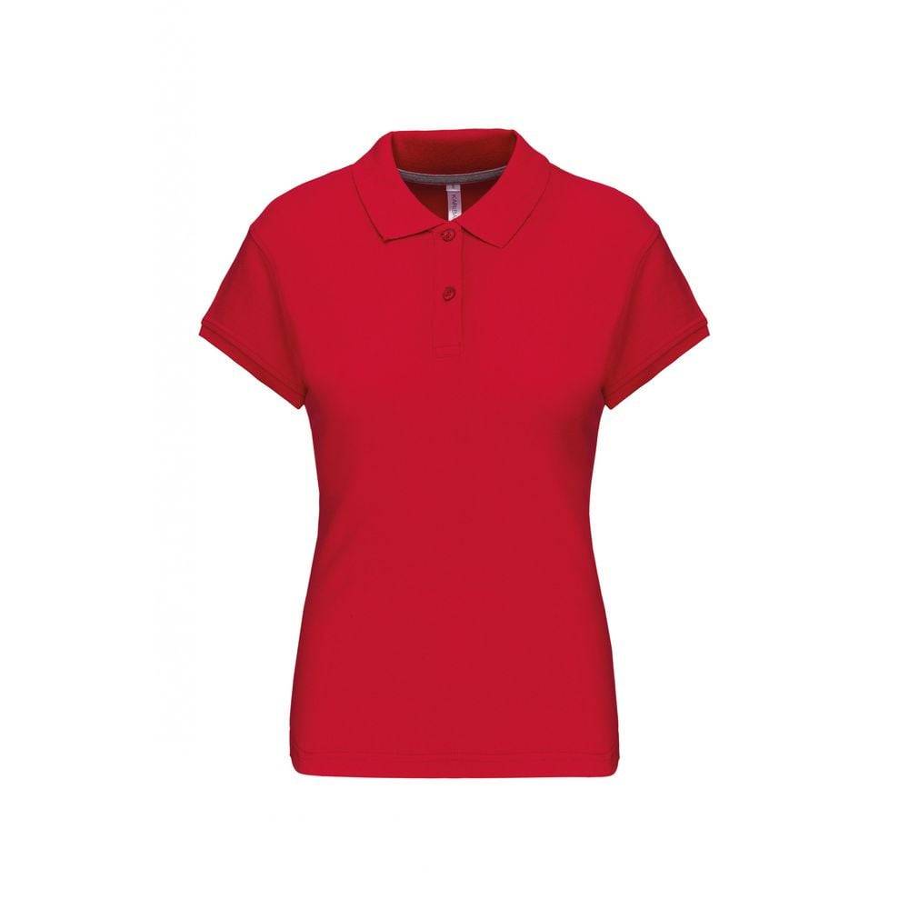 Polo de travail femme Kariban 100% coton Rouge XXL