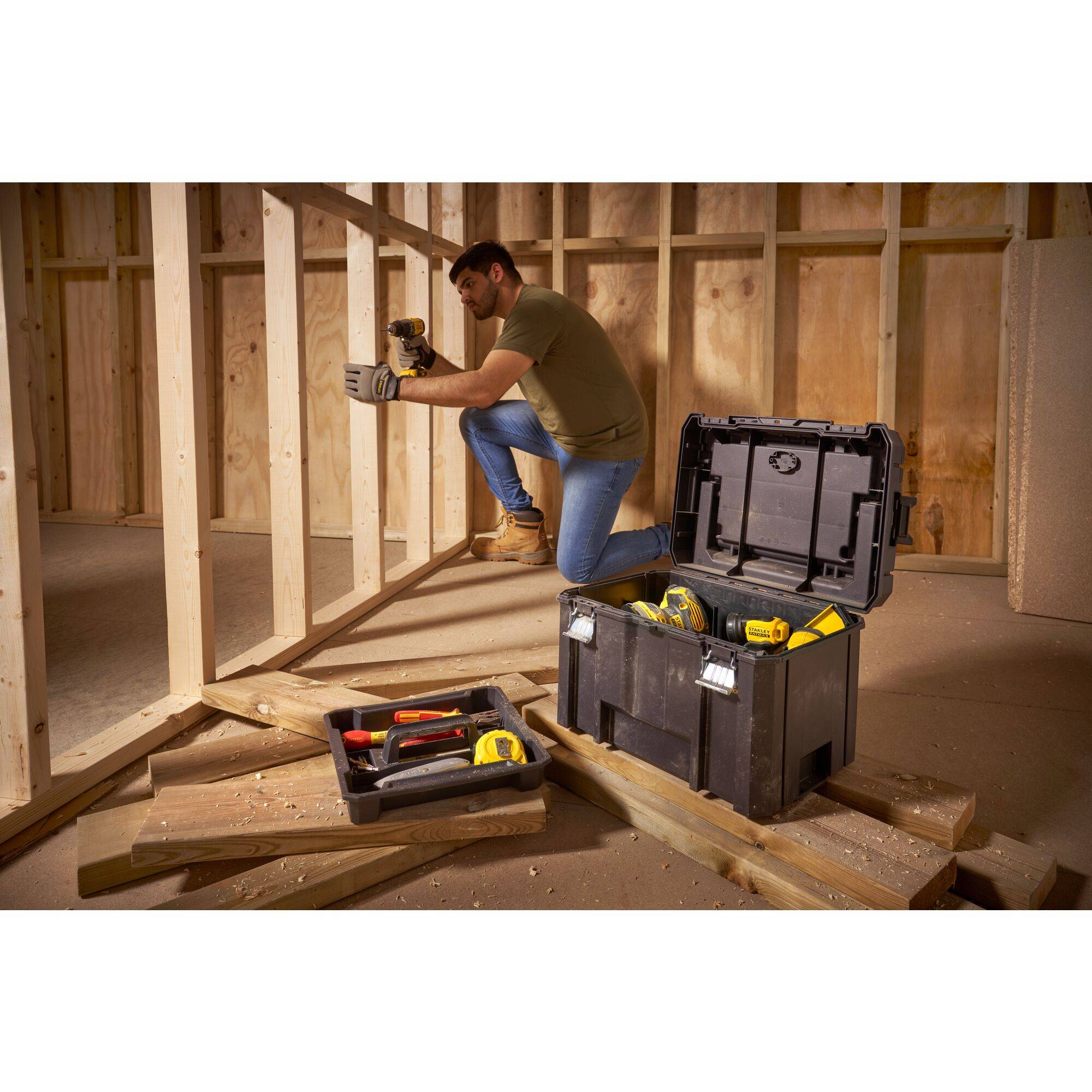 stanley - STANLEY FATMAX Coffre avec organiseur PRO-STACK - FMST1-75796 - Imagen 4