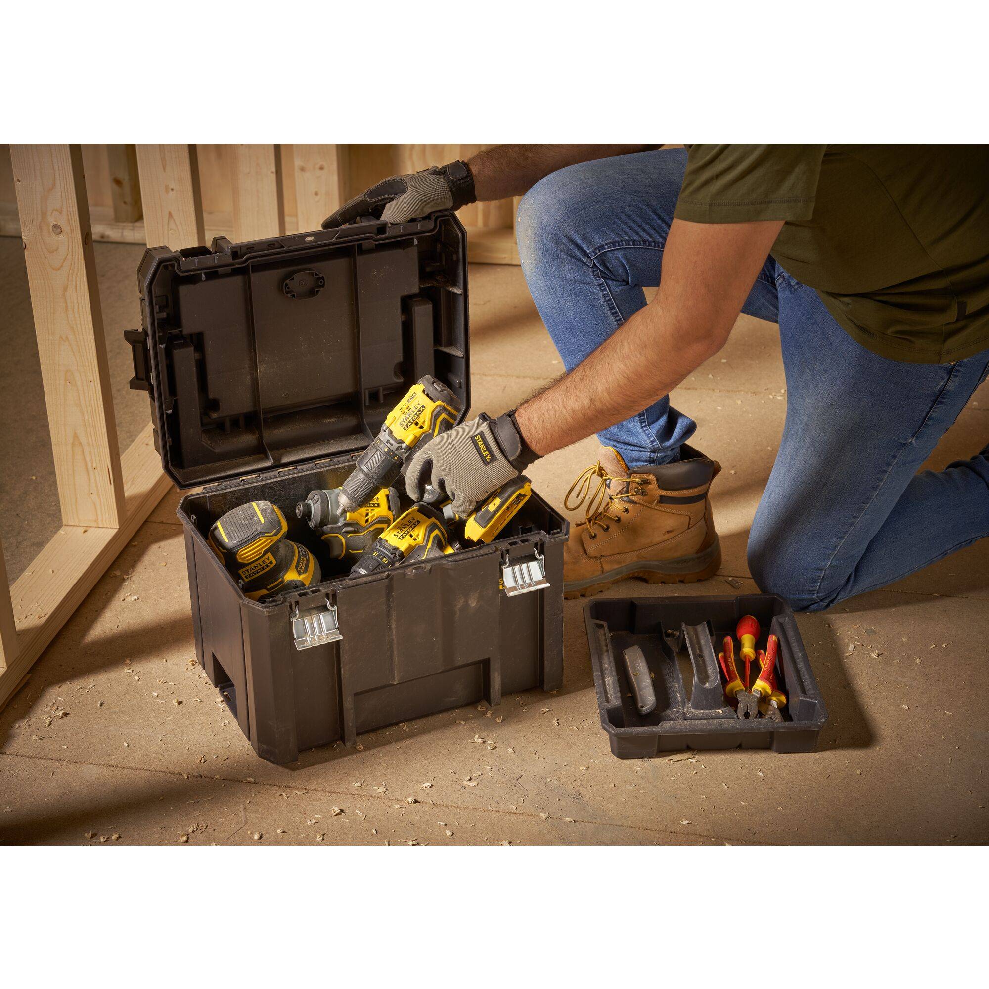 stanley - STANLEY FATMAX Coffre avec organiseur PRO-STACK - FMST1-75796 - Imagen 6