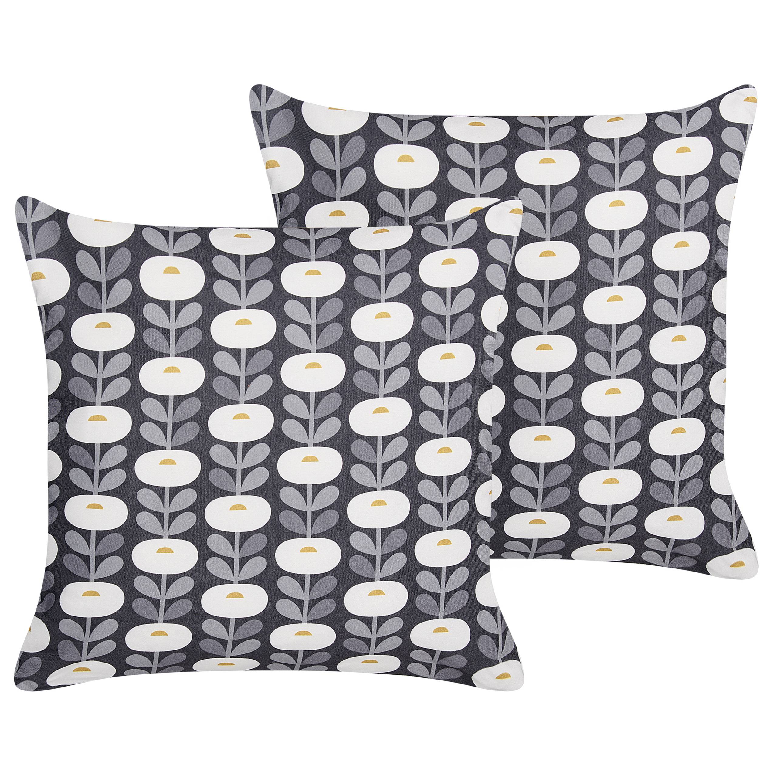 Beliani - Coussin d'extérieur Polyester Gris VALSORDA Beliani - Imagen 1