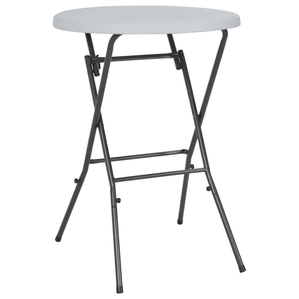 PANGIVO - Table de bar pliante blanc PEHD 80 x 110 cm - PANGIVO - Image 1