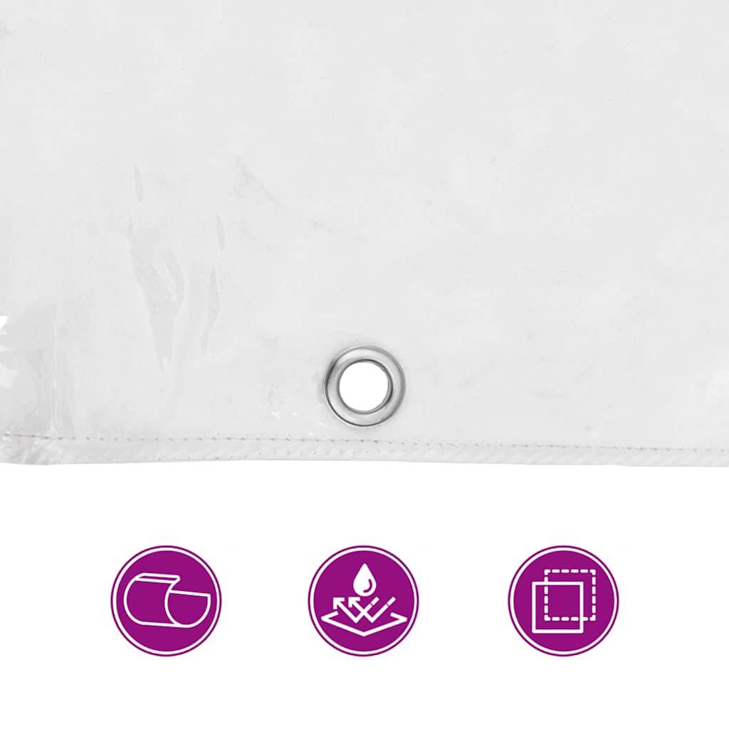 PANGIVO - Couverture végétale PVC transparent et blanc 1000 x 300 cm - PANGIVO - Image 9