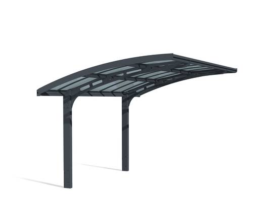 Canopia - Canopia Carport Arizona Breeze 4,95 x 2,89 m Gris - Image 1