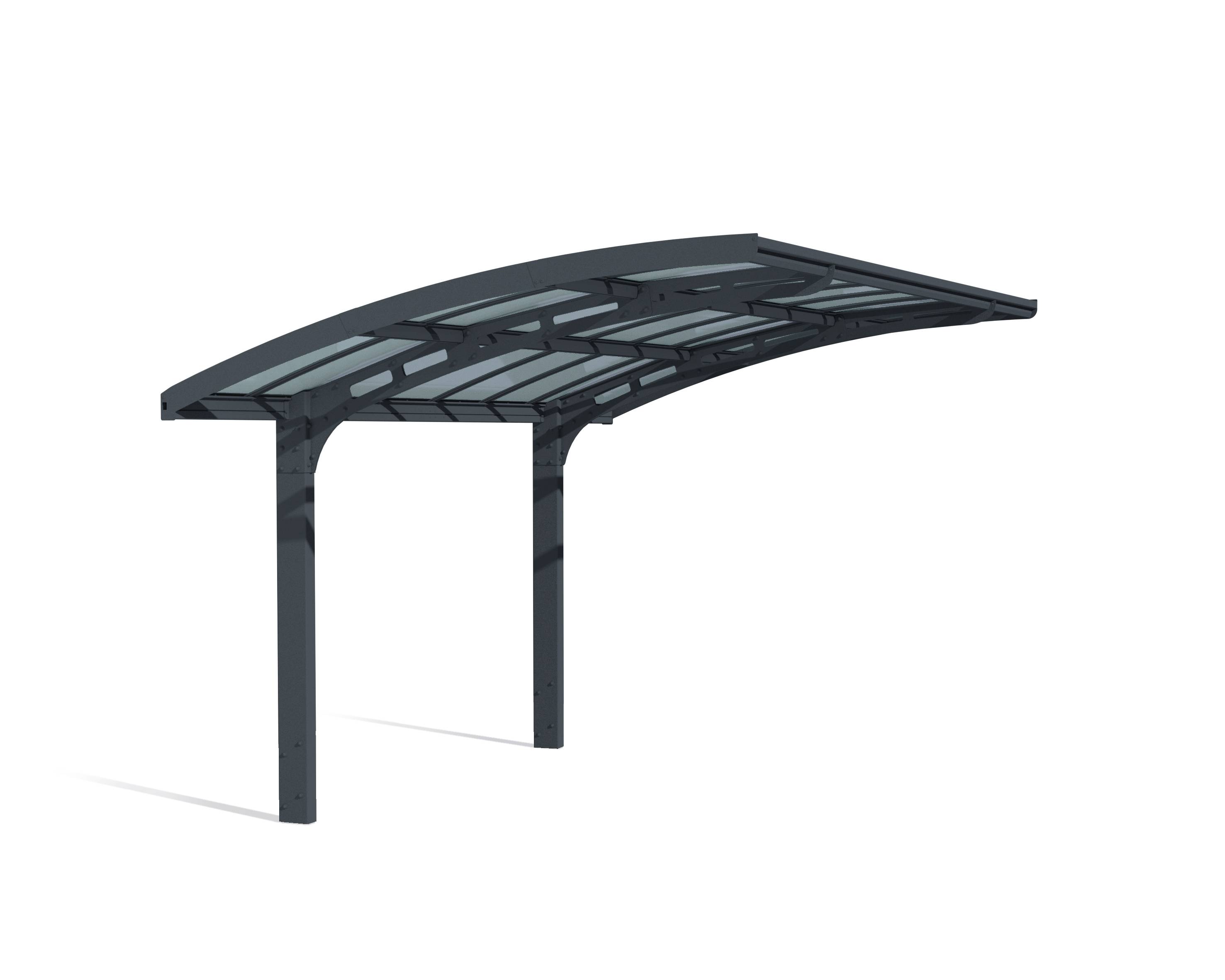Canopia - Canopia Carport Arizona Breeze 4,95 x 2,89 m Gris - Imagen 1