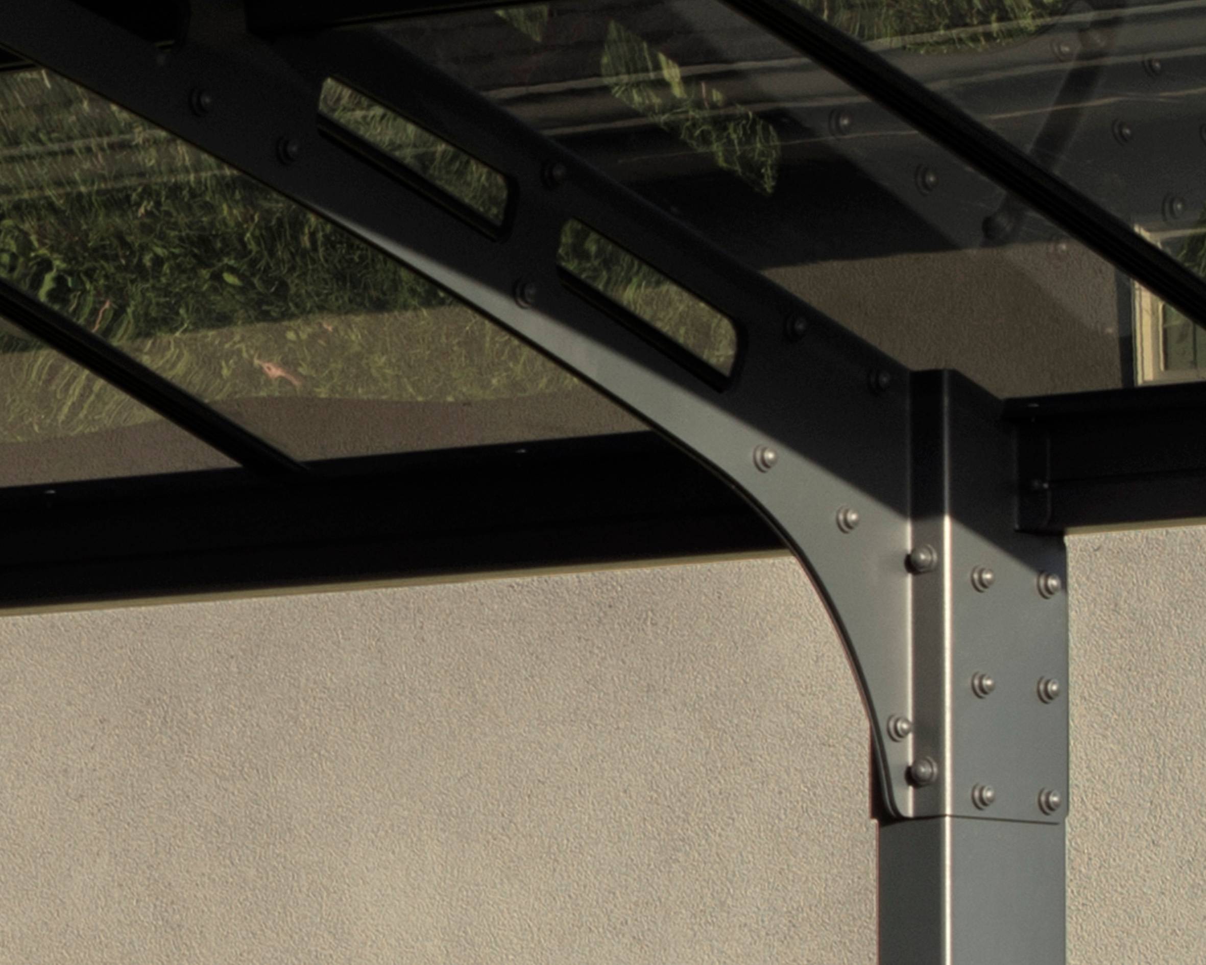 Canopia - Canopia Carport Arizona Breeze 4,95 x 2,89 m Gris - Imagen 4
