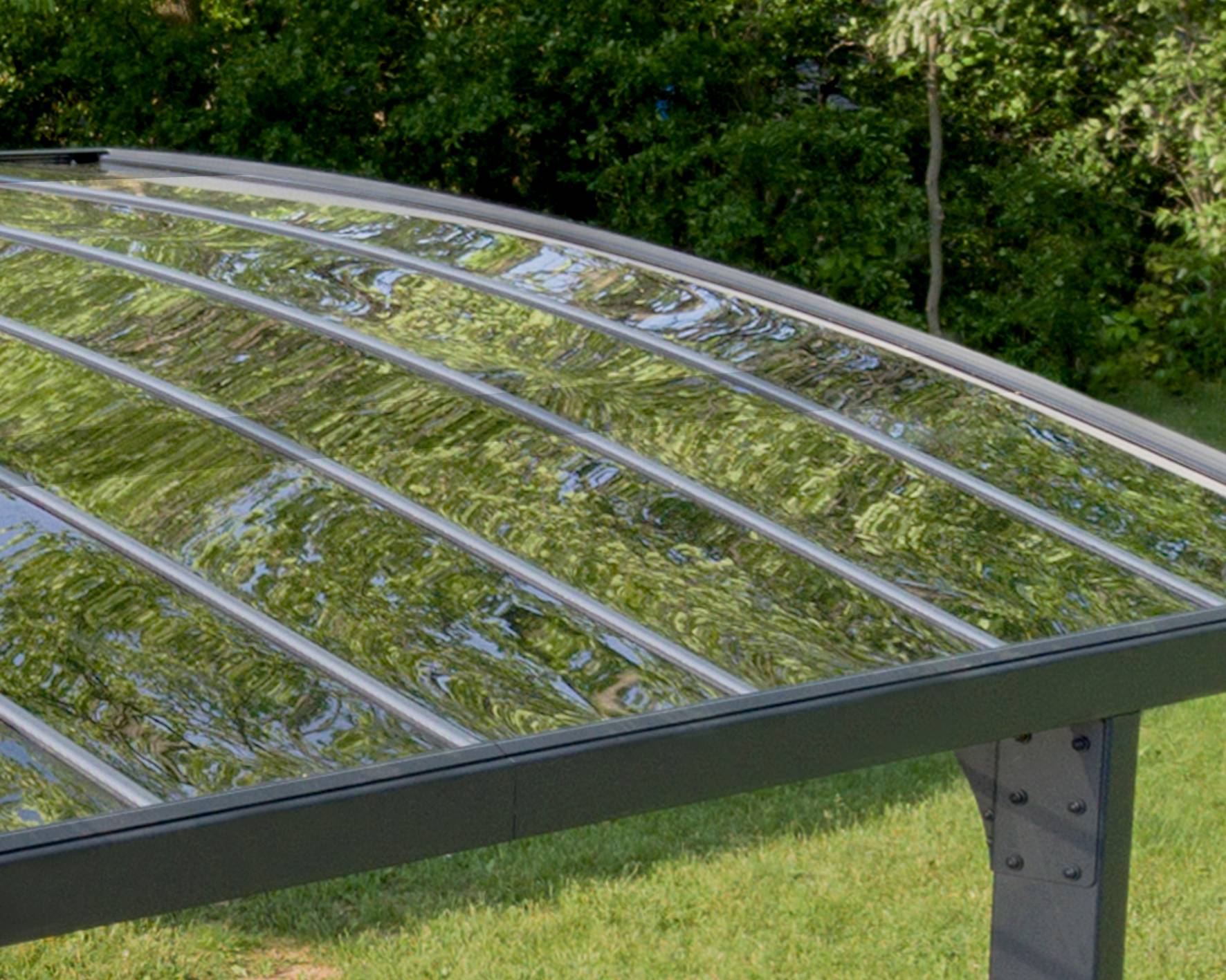 Canopia - Canopia Carport Arizona Breeze 4,95 x 2,89 m Gris - Imagen 6