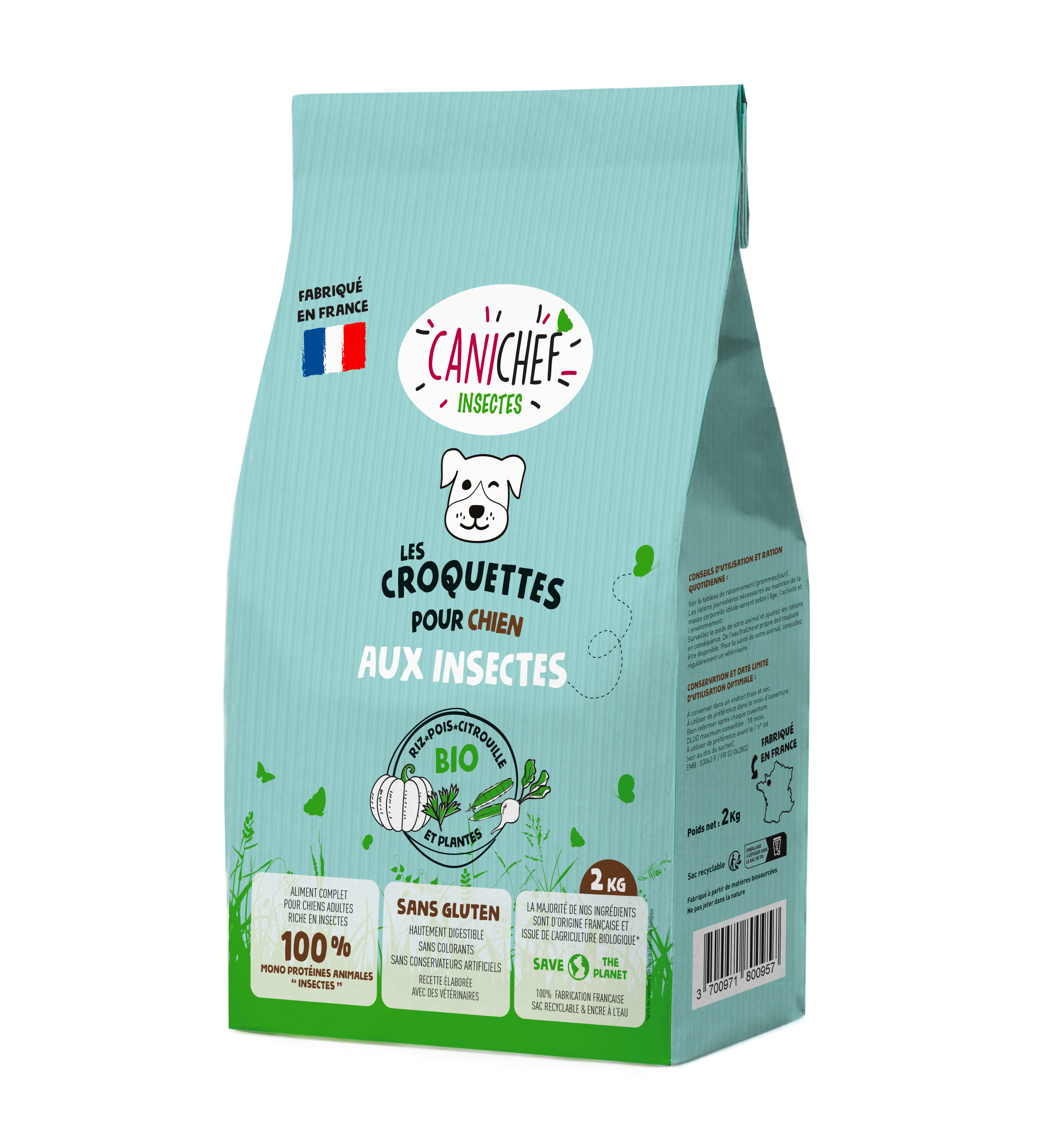 Canichef - Canichef - Croquettes Bio aux Insectes pour Chien - Imagen 1