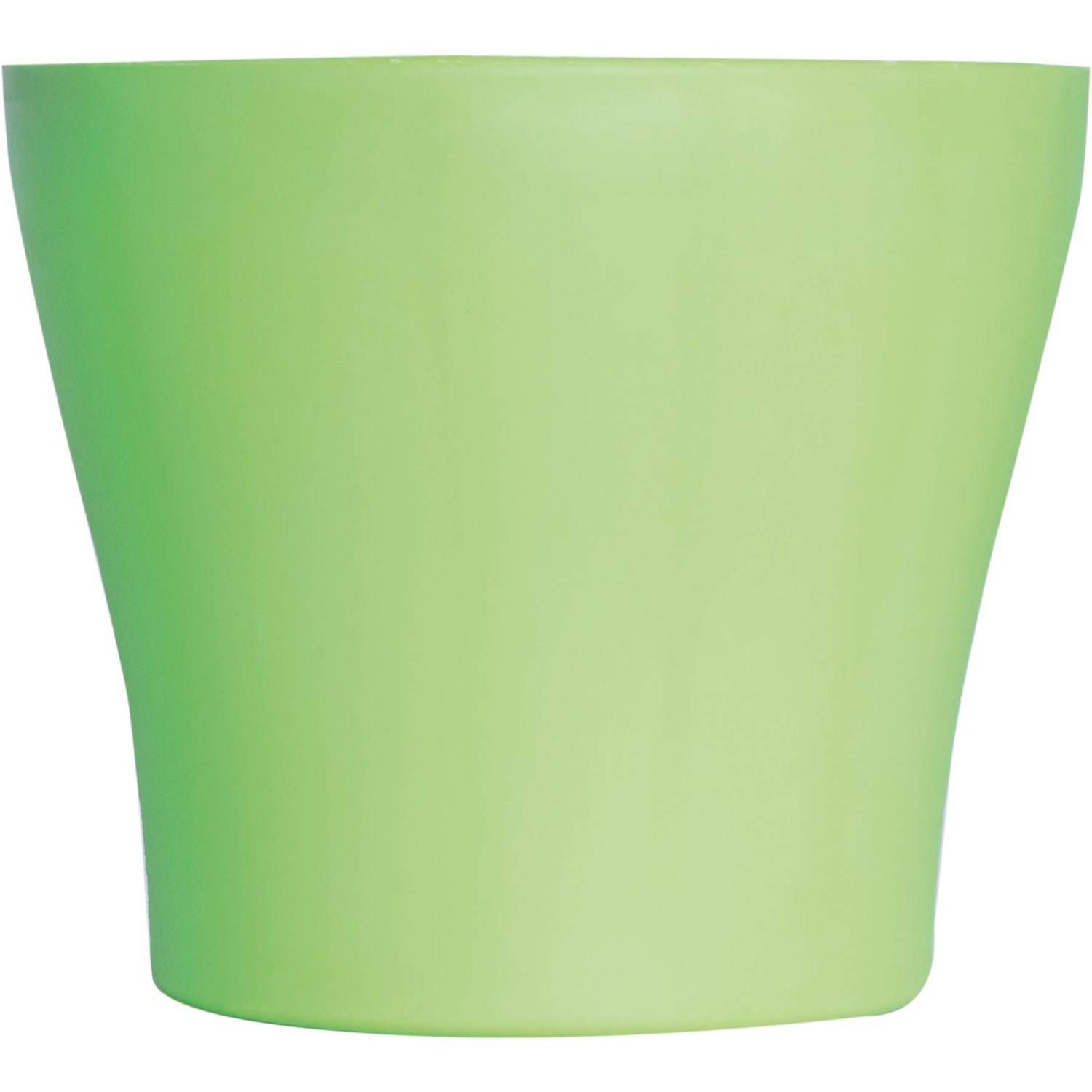 Pot de fleurs St Helens Home and Garden GH628GR - de couleur VERT - en plastique  - 16 x 12,5 cm - Image 1