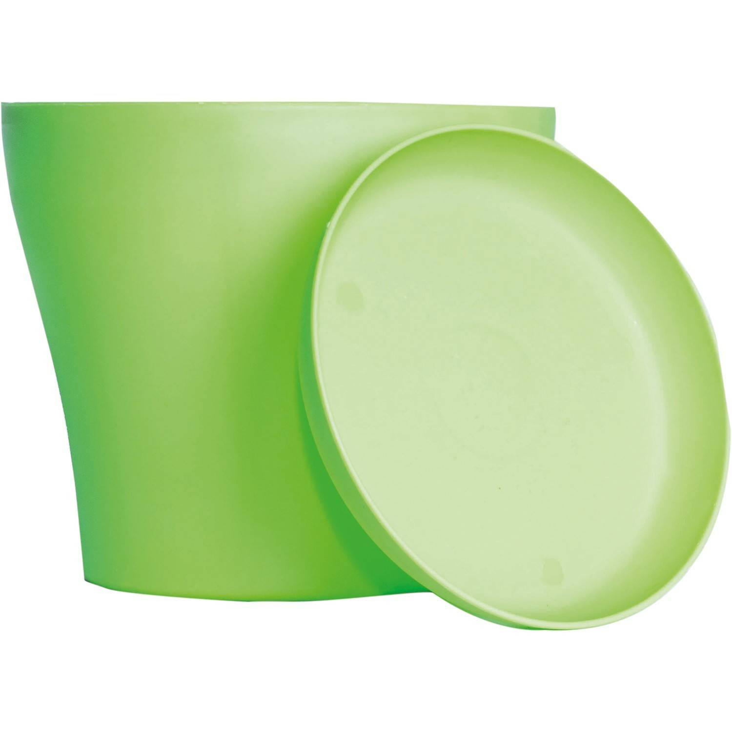 Pot de fleurs St Helens Home and Garden GH628GR - de couleur VERT - en plastique  - 16 x 12,5 cm - Image 2