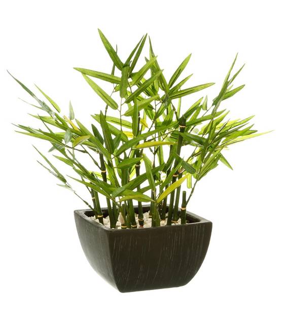 Plante artificielle Bambou en pot H 35 cm - Image 1
