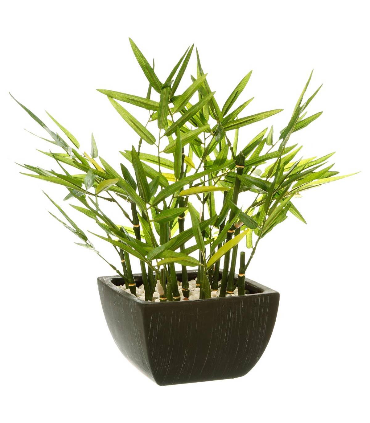 Plante artificielle Bambou en pot H 35 cm - Image 1