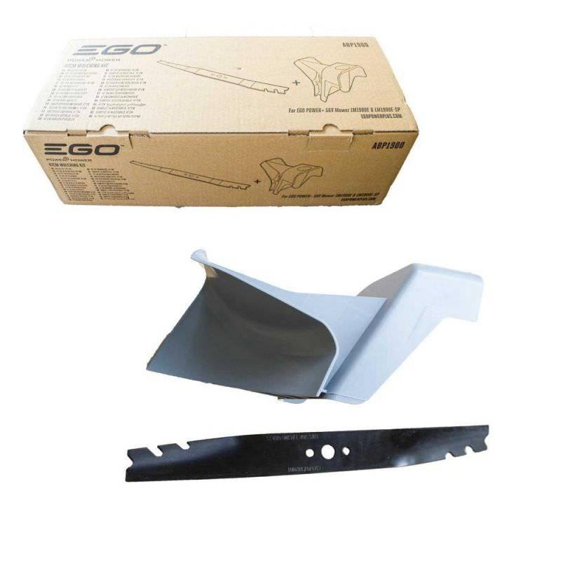 Ego Power + - Obturateur latéral et lame mulching pour tondeuse Ego Power  LM1903 autotractée ABP1900 - Imagen 1