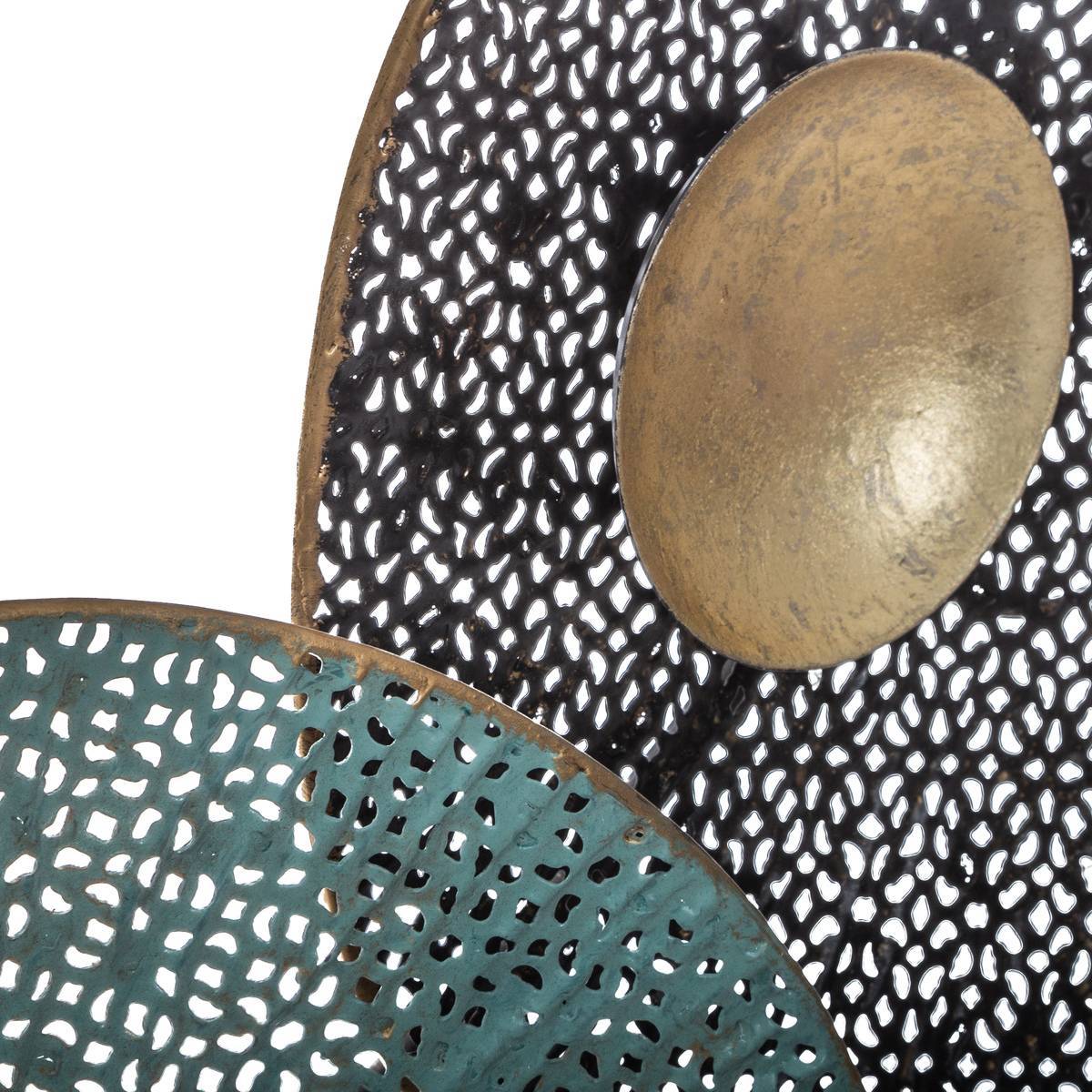 Atmosphera - Déco murale "Nénuphar" métal 90x50cm - Atmosphera Créateur d'intérieur - Image 3