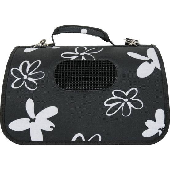 Zolux - Panier de transport Flower L couleur noir pour chat ou chien. max 8 kg - Imagen 4