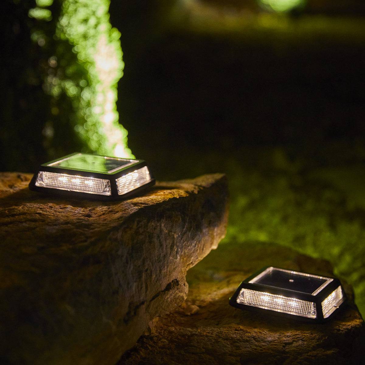 Lumisky - 8 Balise solaires carrées QUADRY 12cm 60LM - Imagen 2