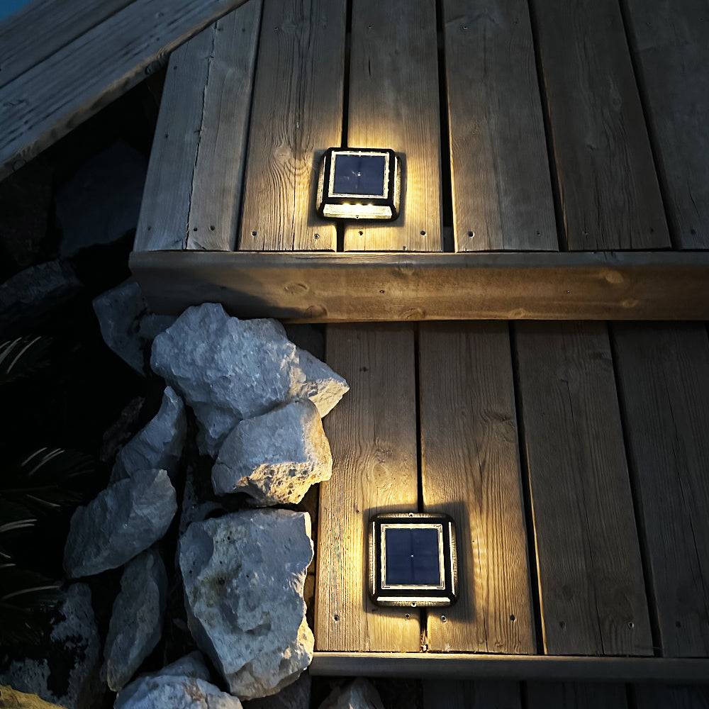 Lumisky - 8 Balise solaires carrées QUADRY 12cm 60LM - Imagen 5