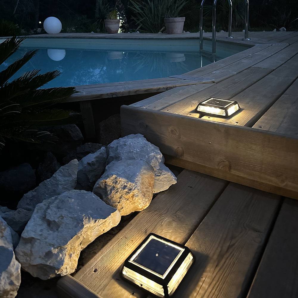 Lumisky - 8 Balise solaires carrées QUADRY 12cm 60LM - Imagen 4